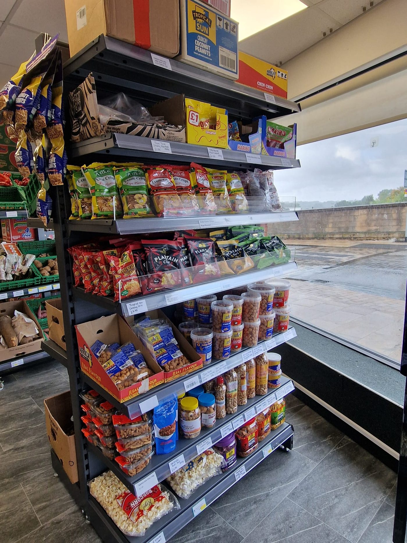 Inside Trinciti Afro-Caribbean Store, Preston